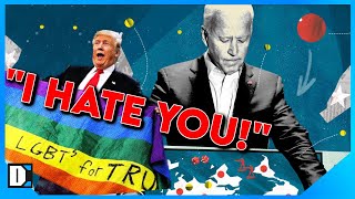 Trump is better for LGBTQ  Insane Biden Hater Triggers Destiny [upl. by Aidan240]