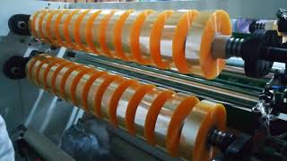 XMY008 BOPP TAPE SLITTING MACHINE [upl. by Laurens]