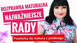 Rozprawka maturalna Jak napisać dobrą rozprawkę Powtórka do matury z polskiego [upl. by Buzzell728]