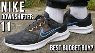 NIKE DOWNSHIFTER 11 REVIEW  On feet comfort weight breathability and price review [upl. by Leund809]