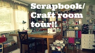 SCRAPBOOKCRAFT ROOM TOUR 2014 [upl. by Oiragelo174]