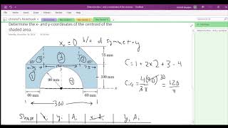 Statics  Centroids of Composite Shapes 3 [upl. by Yendyc]