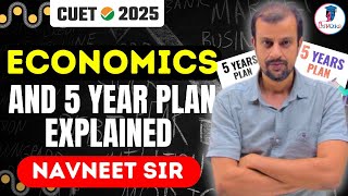 CUET 2025 Economics 5Year Plans Explained  GK for General Test GT cuet2025 [upl. by Rovelli76]