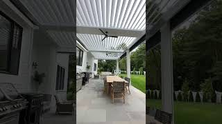 Louvered roof motorized pergola by Breslow [upl. by Durr361]