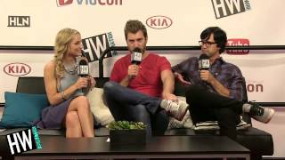 Rhett amp Link Talk ‘Looking For Ms Locklear’ amp Being Raised By Falcons VIDCON 2014 [upl. by Eillor]