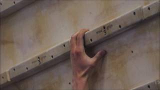 Hangboard Edge Hang  Open Hand [upl. by Cleres]