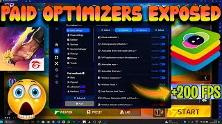 Paid Optimizers For Free 240 fps in Low end PC In BlueStacks 5 4K  freefire bluestacks [upl. by Flossie]