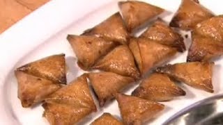 RECETA DE BRIOUAT DE ALMENDRAS  COCINA MARROQUI [upl. by Ralina]