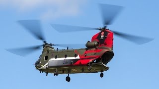 ZA712 18BSQN 100th Anniversary ChinookBlackpool AirportAirshow 2015 [upl. by Mays813]