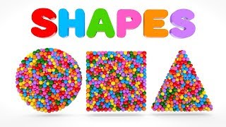 Learn Shapes with Color Balls  Colors Videos Collection for Children [upl. by Iney]