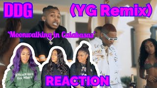 DDG  Moonwalking in Calabasas Remix ft YG  UK REACTION 🇬🇧 [upl. by Lapointe]