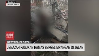 Jenazah Pasukan Hamas Bergelimpangan di Jalan [upl. by Annovy]