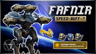 WR 🔥 Fafnir SILENT Speed BUFF 16 Million DAMAGE – Mk3 Gameplay  War Robots [upl. by Aicinet]