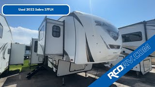 USED 2022 Forest River Sabre 37FLH Fifth Wheel Walk Through  Delaware [upl. by Christen]