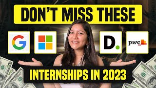 Best Internship Opportunities of 2023  Top 7 Internships for College Students [upl. by Bohun26]