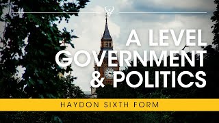 Haydon School  Government amp Politics KS5 Overview [upl. by Neesay]