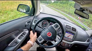 2012 Fiat Freemont 20 Multijet II 16v 170HP 0100 POV Test Drive 1833 Joe Black [upl. by Silisav]