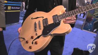 NAMM 12  Tanglewood Guitars TSB59 Demo TSB57 and TSB58 [upl. by Elimay]