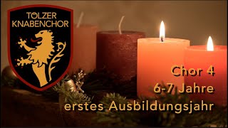 Digitaler Adventskranz 2020 Tölzer KnabenchorAusbildungschor 2 Advent [upl. by Chadbourne32]