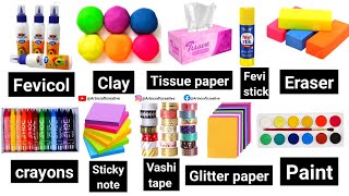 10 Home made craft materials itemsHow to make Craft Materials in home for School10 Ghar pe Crafts🤩 [upl. by Emmery]