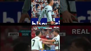 Ronaldo Euro Goal Recreated in FIFA 22 fifa fifa22 football gaming fut eafc shorts [upl. by Ynohtnakram863]