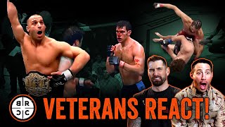 Vets React Mat amp Tim  UFC Knockouts [upl. by Einnel319]