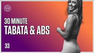 30 MIN Tabata amp Abs  HR12WEEK EXPRESS  Day 33 [upl. by Joed]