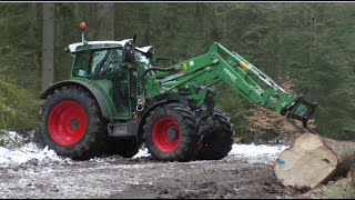 Waldarbeiten 2015 Fendtpower im Einsatz [upl. by Elbon]