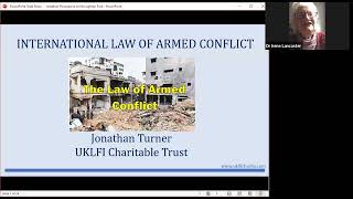 Broughton Park Jewish Christian Dialogue Group  the conflict in Gaza and international law [upl. by Okimat]