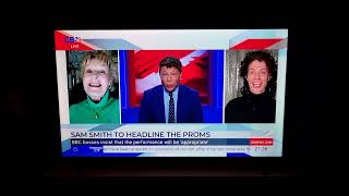 Divina De Campo on GB News talking about Sam Smith 25th April 2024 [upl. by Yeblehs]