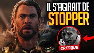 Critique THOR 4 LOVE AND THUNDER  Meilleur ou PIRE QUE THOR 2  Vraie question  Spoiler à 0926 [upl. by Siulegroj237]