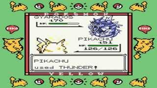 Pokemon Yellow Version  Battle Prof Oak Gameshark version [upl. by Nnainot]