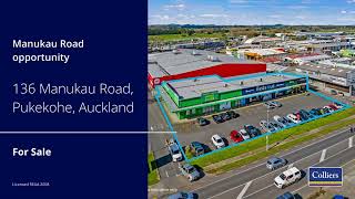 Colliers Portfolio 136 Manukau Road Pukekohe [upl. by Kendricks]