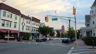 Walking in Kearny New Jersey  From a restaurant on Kearny Avenue to Belgrove Dr at Woodland Ave [upl. by Isadora103]