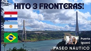 T1 E 23 TRIPLE FRONTERA Argentina Brasil y Paraguay uno de los sitios más visitados en Iguazú [upl. by Dacy]