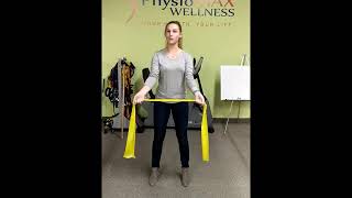 Shoulder Flexion with Elastic Band [upl. by Annej]