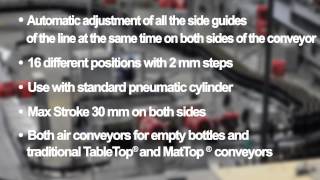 Rexnord FlatTop Side Guide Adjustment System [upl. by Fromma]