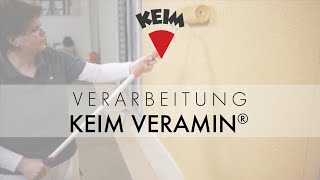 Verarbeitung von Fassadenfarben  KEIM Veramin® [upl. by Anstice]