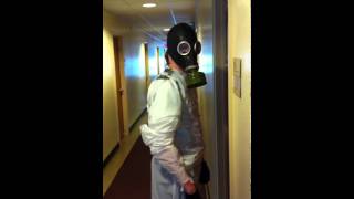 gas mask prank [upl. by Sad]