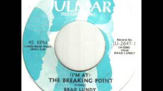 Brad Lundy Im At The Breaking Point [upl. by Debo833]