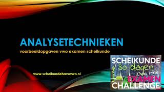 Challenge scheikunde examen 2021 vwo analysetechnieken [upl. by Mozart]