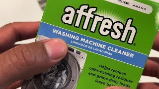 How to Use Affresh Washing Machine Cleaner [upl. by Weber]