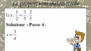 Proporzioni matematiche esercizi con soluzione  1 [upl. by Laraine165]