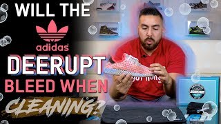 Will The Adidas Deerupt Bleed When Cleaning The Best way to clean with Reshoevn8r [upl. by Jessee]