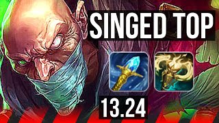 SINGED vs KSANTE TOP  502 400 games  KR Master  1324 [upl. by Aynatal]