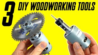 3 INCREDIBLE DIY Woodworking TOOLS [upl. by Faria299]