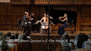 MOZART Piano Quartet in Eflat major K493 mvt I  ChamberFest Cleveland 2015 [upl. by Anaugal]