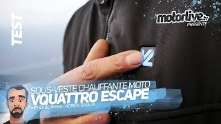 SOUSVESTE CHAUFFANTE VQUATTRO ESCAPE  TEST MOTORLIVE [upl. by Allare]