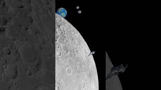 space ship on moon with space real sound planet moon shorts [upl. by Cordeelia]