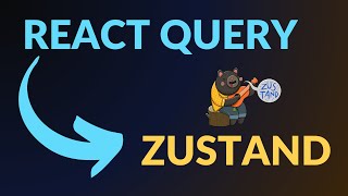 You still need Zustand if youre using TanStackReact Query [upl. by Hume]